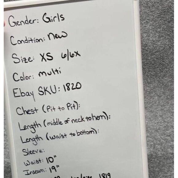 Xersion Velour Jogger Pants Girls XS 6-6X Black White Color Block Drawstring New - Picture 9 of 9